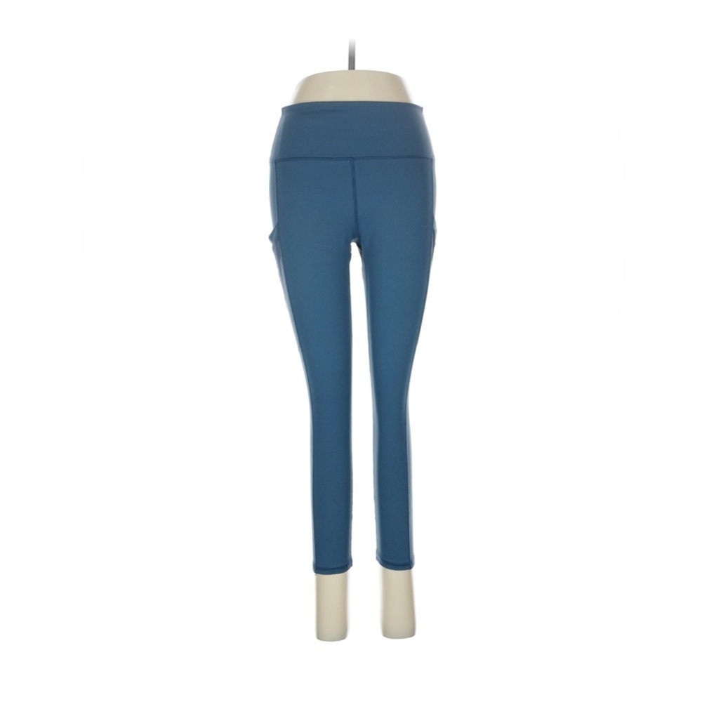 Women's Fabletics Powerhold Blue High-Waisted Leggings with Pockets - Size M
